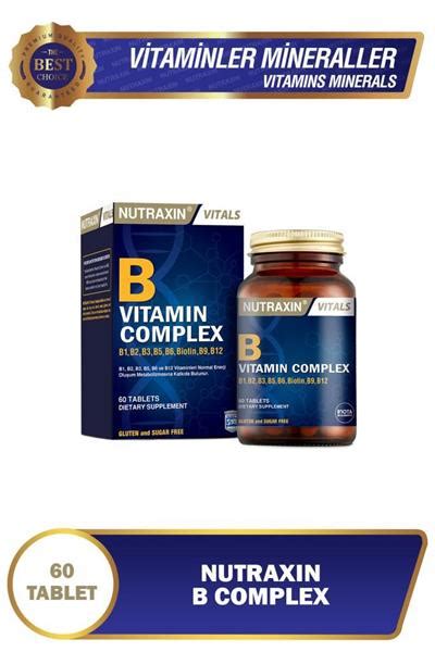 Nutraxin B Vitamin Complex 60 Tablet 143 90 Fast Gross