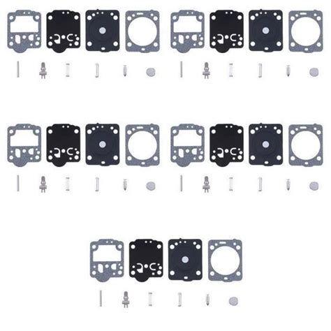 GM05888 5pcs Lot Kit De Diaphragme De Carburateur Pour Husqvarna 235