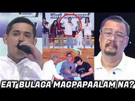 Eat Bulaga Ng TAPE Inc MAGPAPAALAM NA Sa Television Paolo Contis