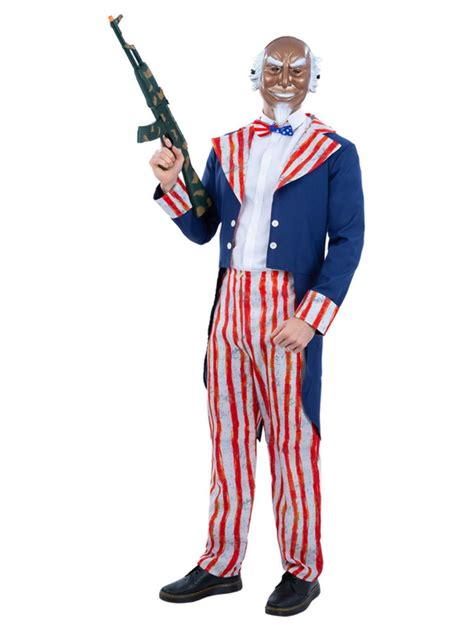 Uncle Sam Horror Patriot Costume Smiffys