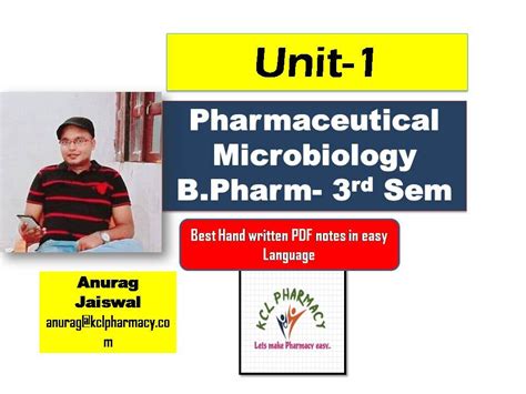 Microbiology Unit-1 pdf 3rd sem – Karma Career Launcher