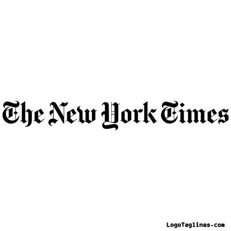 The New York Times Logo And Tagline Slogan Founder Owner