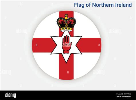 High Detailed Flag Of Northern Ireland National Northern Ireland Flag