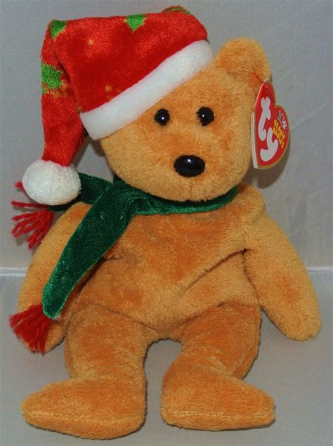 2003 Holiday Teddy Bear Ty Beanie Babies Love My Beanies