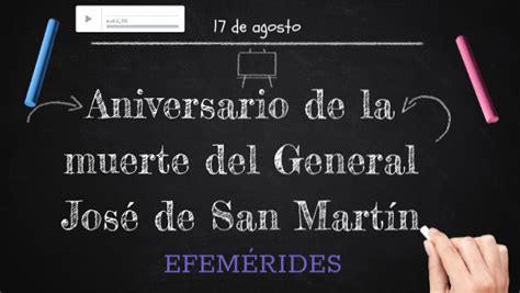 De Agosto Aniversario De La Muerte Del General Jos De San Mart N