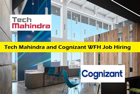 Tech Mahindra And Cognizant WFH Job Hiring Any Graduates Freshers