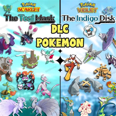 Teal Mask Indigo Disk Dlc Pokemon Shiny 6iv Pokemon Scarlet And