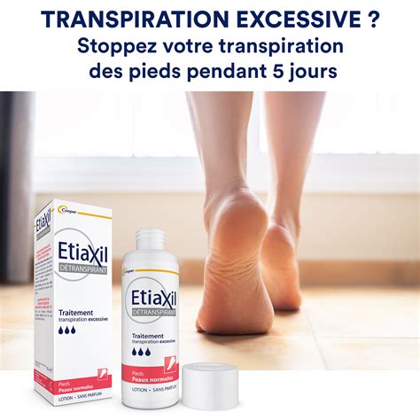 Etiaxil Détranspirant Traitement Transpiration Excessive Pieds Peaux