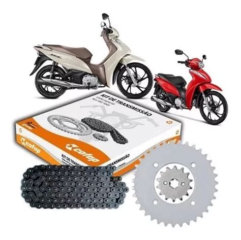 Kit Relacao Biz 125 2005 2018 Completa Cofap