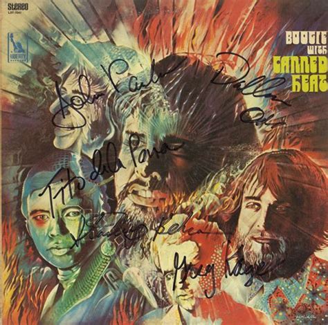 Canned Heat Band Signed Boogie With Canned Heat Album Crossroad