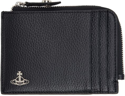 Vivienne Westwood Black Zip Card Holder Vivienne Westwood