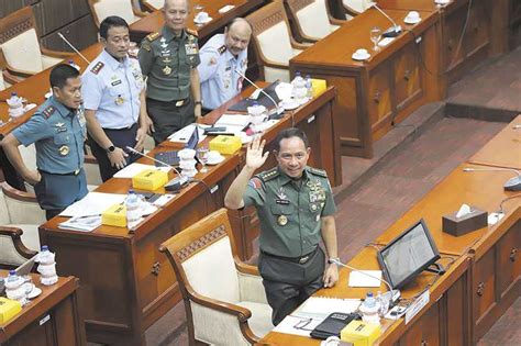 Calon Panglima Tni Akan Diparipurnakan November Koran Jakarta