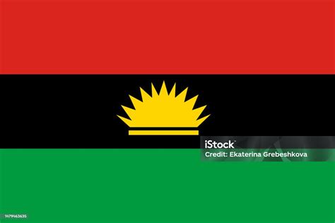 Simple Flag Of Biafra Stock Illustration - Download Image Now ...