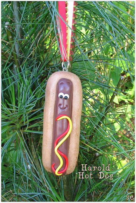 Hot Dog Christmas Ornament Hot Dog Ornament Hot Dog Charm Etsy