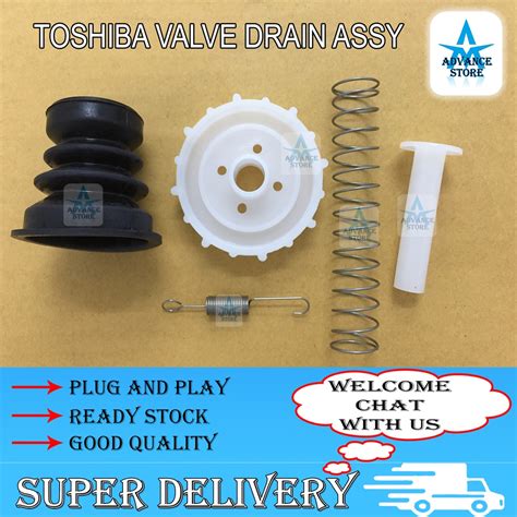 TOSHIBA VALVE DRAIN ASSY Drain Valve Washing Machine AW DC1300W AW