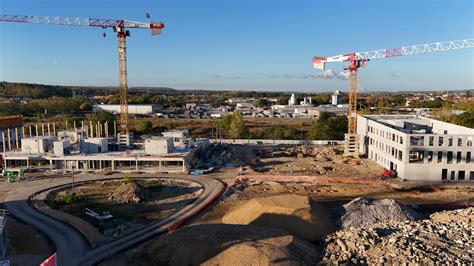 Photos Maizières lès Metz le chantier du nouvel hôpital Claude