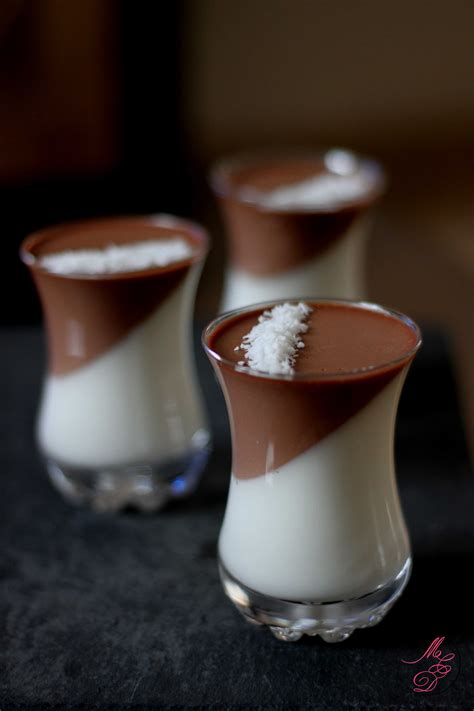 Panna Cotta Au Lait De Coco Chocolat