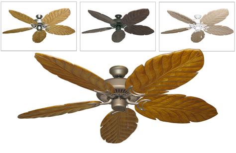 Tropical leaf ceiling fan - the best fan to install - Warisan Lighting