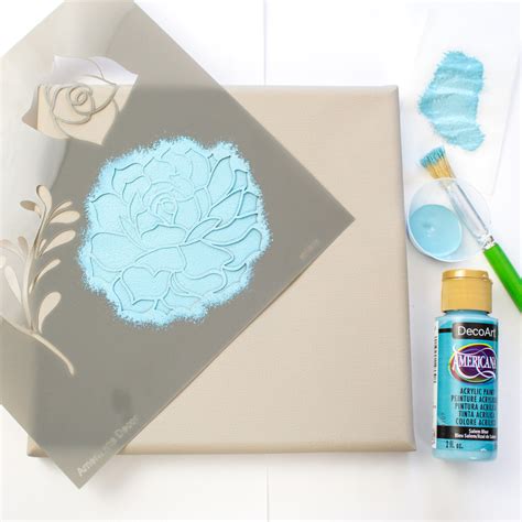 Making Canvas Stencil Art Sustain My Craft Habit