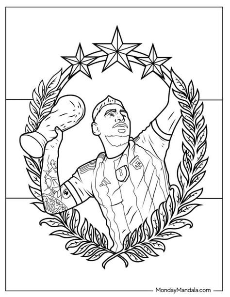 Lionel Messi Coloring Pages Free Pdf Printables