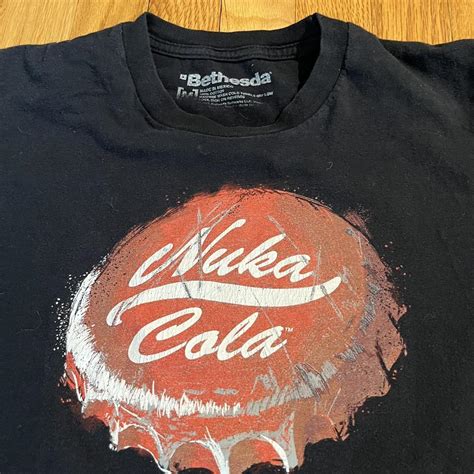 Vintage Fallout Bethesda Nuka-Cola graphic shirt... - Depop