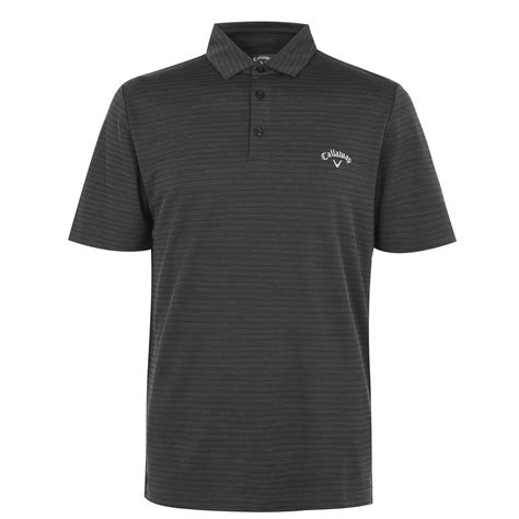 Callaway Herringbone Golf Polo Shirt Mens Short Sleeve Performance