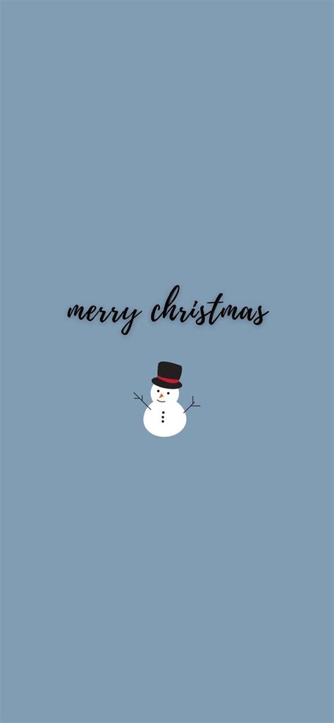 simple snowman aesthetic wallpaper | Christmas phone wallpaper, Snowman ...