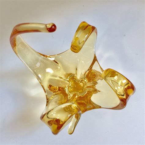 Chalet Glass Amber Bowl Etsy Canada