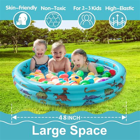 Piscina Inflable De Dinosaurio Piscina Peque A Para Ni Os Piscina Con