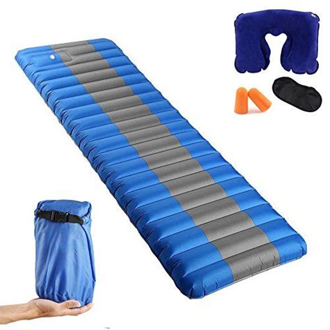 Haobaimei Camping Sleeping Pad With Built In Pump Camping Sleeping Mat