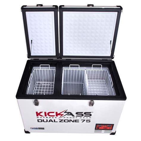 KickAss 75L Portable Dual Zone Fridge Freezer Fridge Freezers Fridge