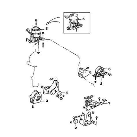 Support Moteur Toyota Rav Vvti Arri Re Oe