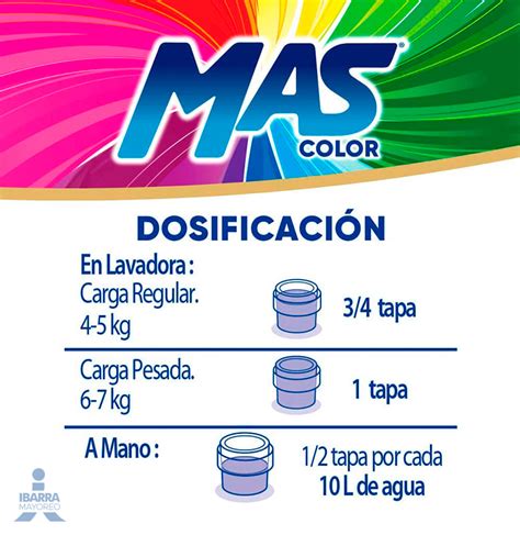 Detergente Liquido Mas Color Econopack 415 Ml Ibarra Mayoreo