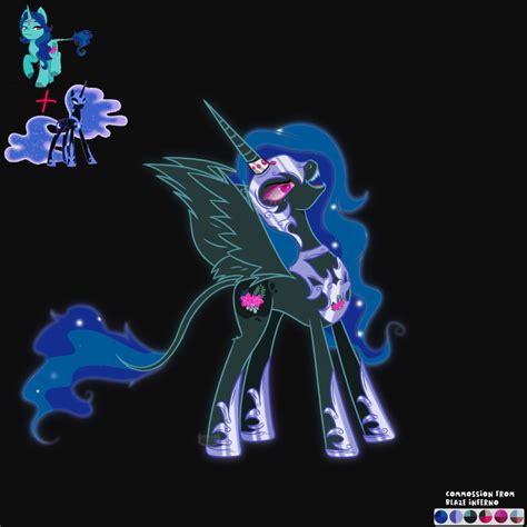 Safe Artist Artsypaws Derpibooru Exclusive Nightmare Moon