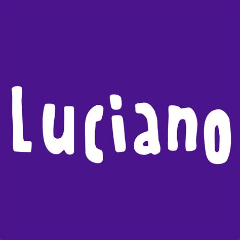 Luciano Significado Del Nombre De Hombre Luciano