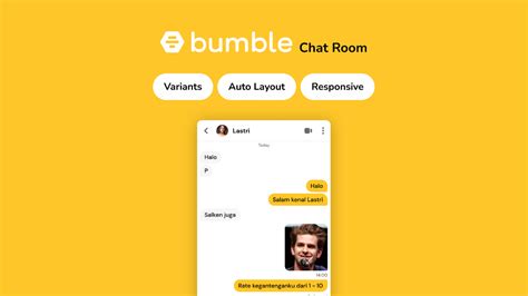 Bumble Chat Room Ui Kit Figma