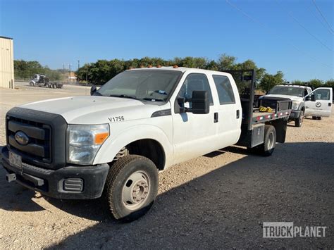 2012 Ford F 350 XL 4x4 Crew Cab Flatbed Truck In San Antonio Texas