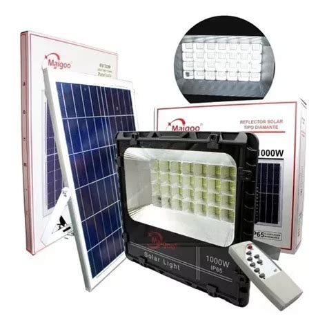 Reflector Solar Maigoo Led 1000w Potente C Control Remoto Meses Sin