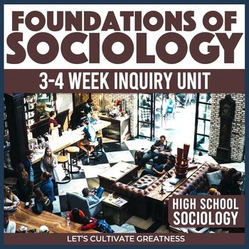 Intro To Foundations Of Sociology Unit Ppt Lecture Activities Test