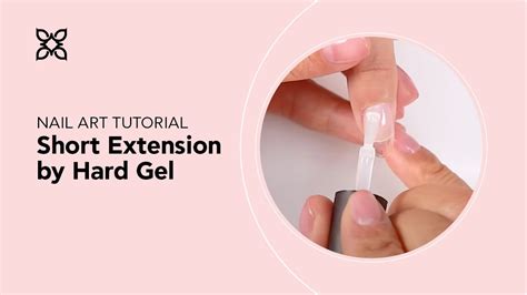 Bluesky Nail Design Tutorial Short Extension By Hard Gel Youtube