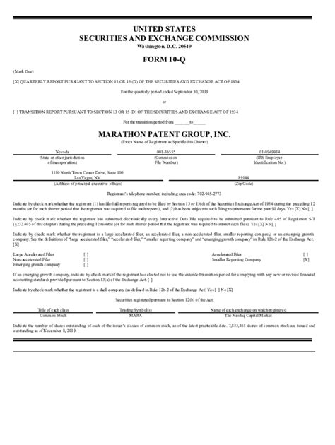 Fillable Online Indicate By Check Mark Whether The Registrant Is A