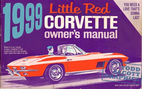 Prince little Red Corvette Corvette Owner's Manual Mashup Art Print - Etsy