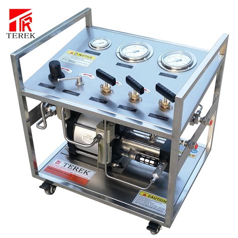 Terek Pneumatic Gas Pressure Booster Pump System For Oxygen Nitrogen Co2 Cylinder Refilling