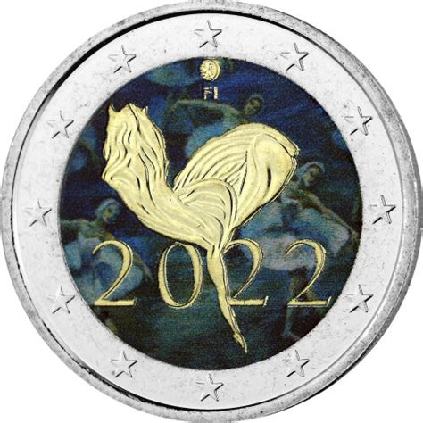 2 Euro Gedenkmünze Finnland 2022 bfr Nationalballett 8 95