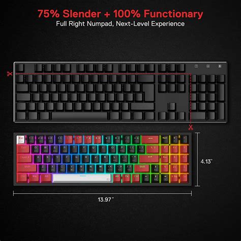 Redragon K Pro Mode Wireless Rgb Keyboard