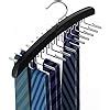 Amazon Upgraded Tie Rack Tie Hanger 24 Hooks Wooden Tie Organizer