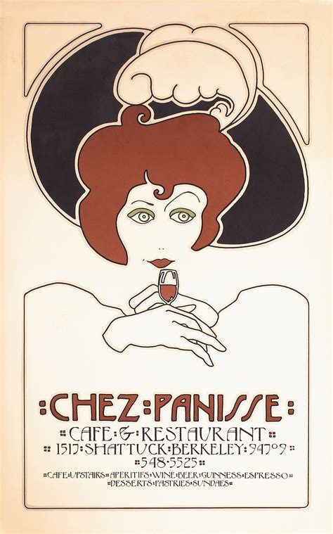 Lot Detail Chez Panisse Posters By David Lance Goines