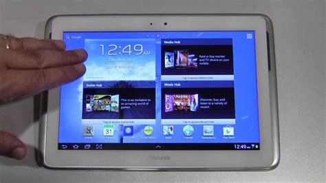 Samsung Galaxy Note Android Tablet Review Youtube