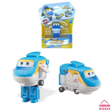 Super Wings Season 6 Mini Transformer TINO TONY LIME Robot Figure