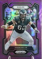 Jason Kelce 2023 Prizm 245 Purple 125 Price Guide Sports Card Investor